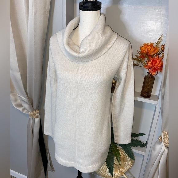 Neutral Tone Cowl Neck GUC size Smalll A New Day a.n.d Cozy Elegant Sweater - Picture 2 of 11